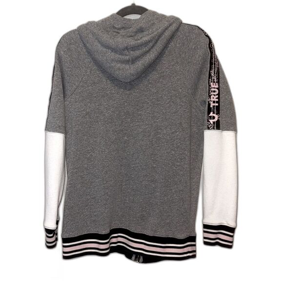 True Religion zip front hoodie sweatshirt - Picture 2 of 7